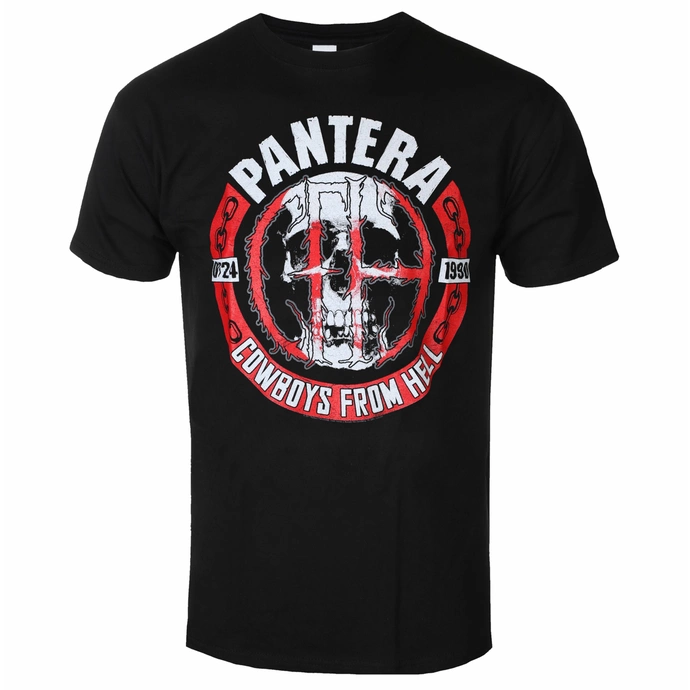 Pantera Skull Circle Black Shirt