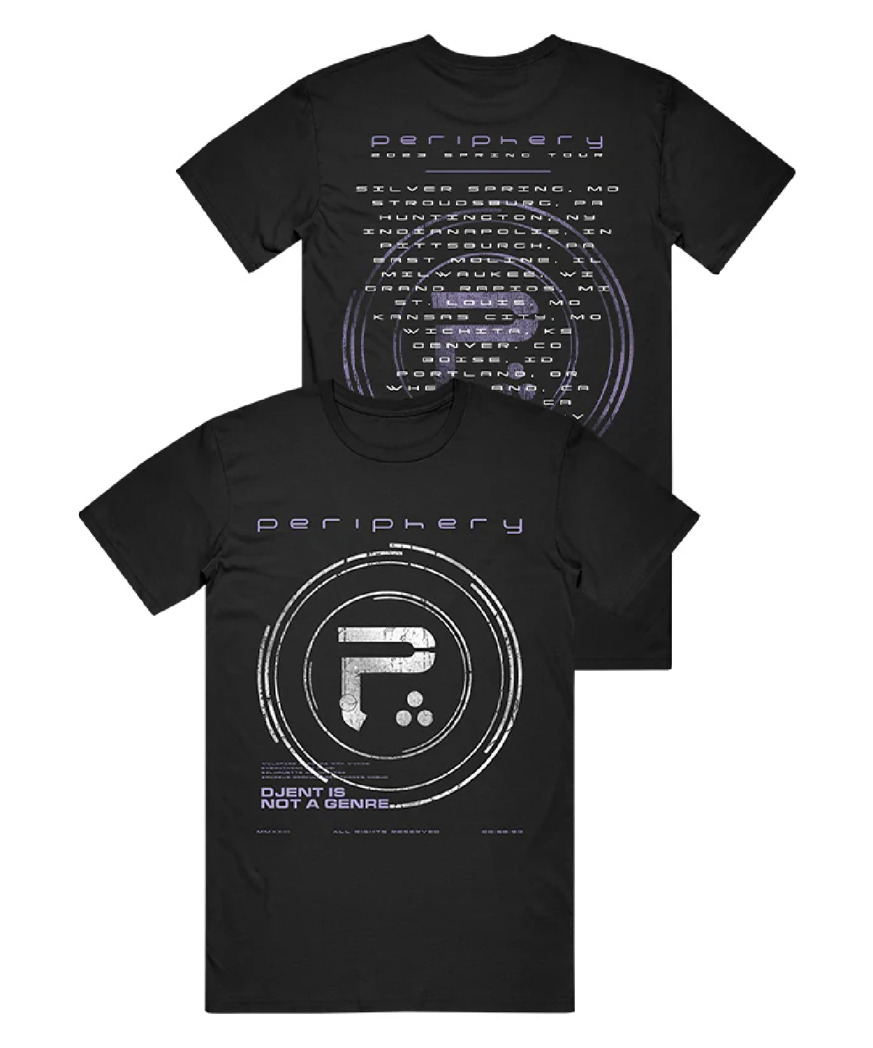 Periphery Merch Djent Tour Shirt
