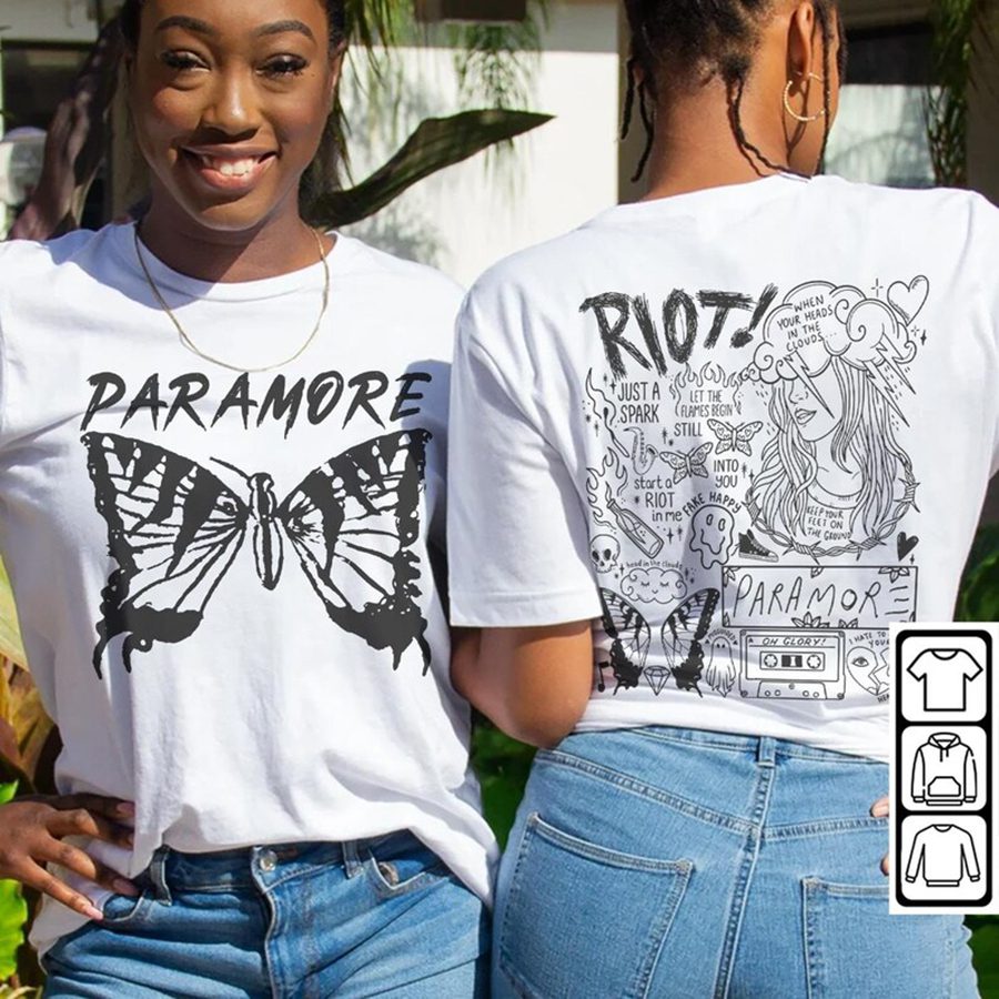 Paramore Doodle ArShirt, 2 Side Paramore Album Lyric Merch Tee, Paramore Shirt
