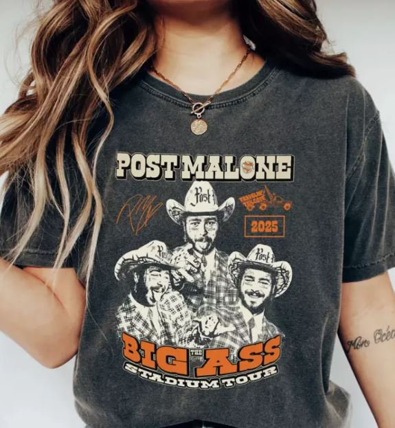 Post Malone Tour Shirt, Big Ass Stadium Tour Shirt