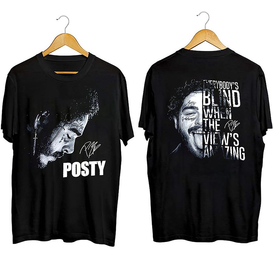 Post Malone Tour Shirt, 2 Side Post Malone Shirt