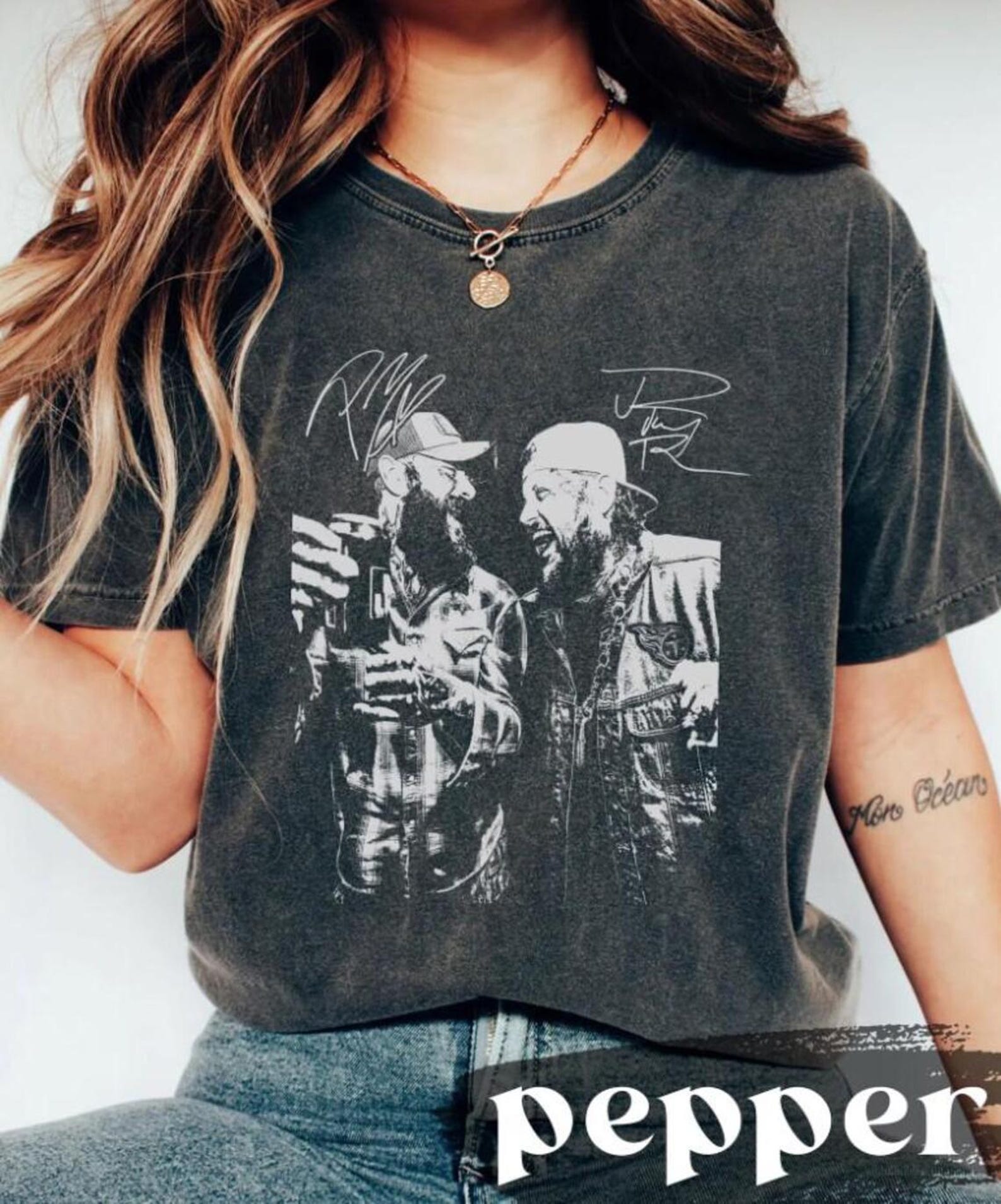 Posty X Jelly Roll Concert 2025 Fans Shirt, Malone Music The Album Shirt