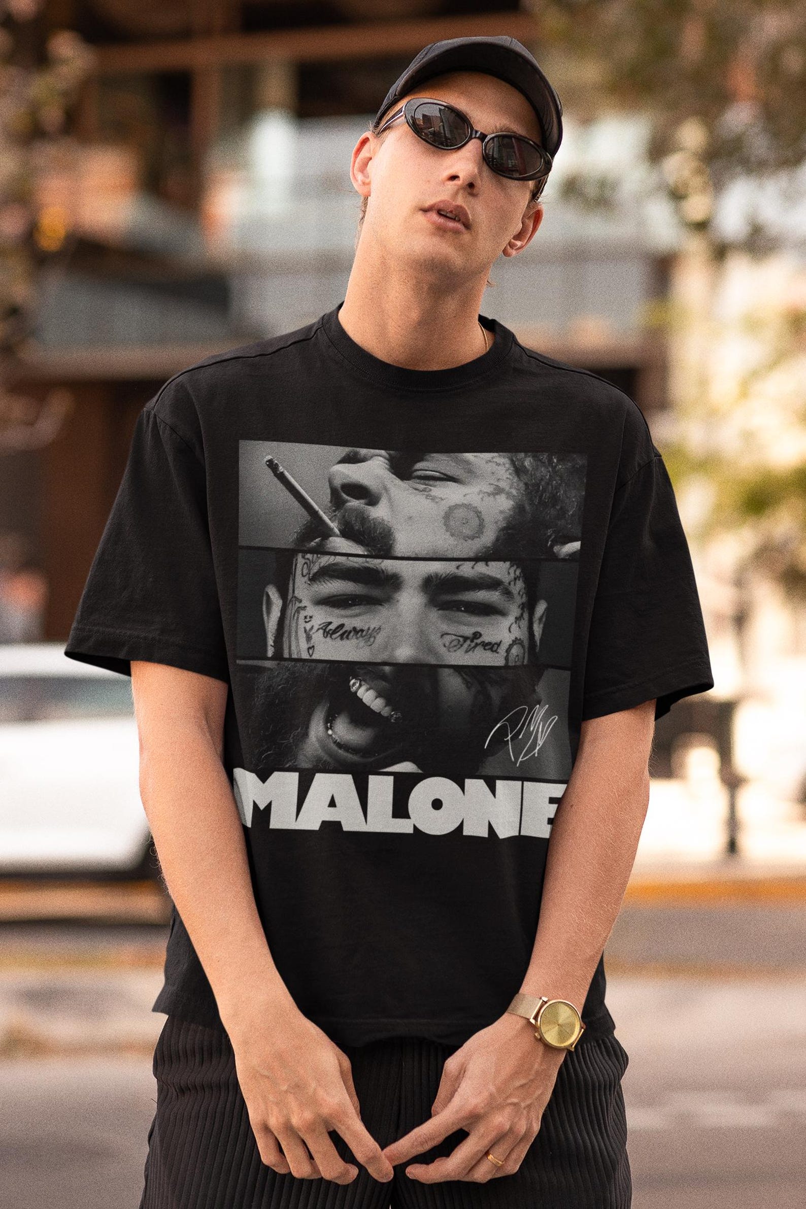 Post Malone Unisex Heavy Cotton Tee, American Music Fan Shirt