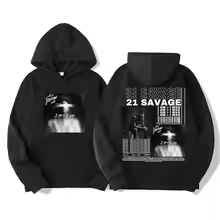 Rapper 21 Savage I Am I Was Album Cover Hoodie Shirt
