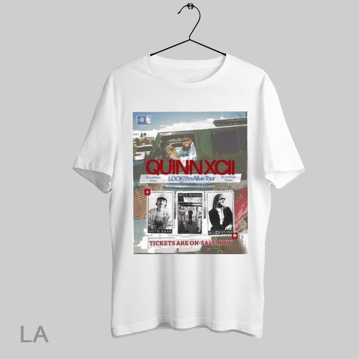 Quinn Xcii Goth Babe Wild Rivers And Allen Stone Look Im Alive Tour 2025 Shirt
