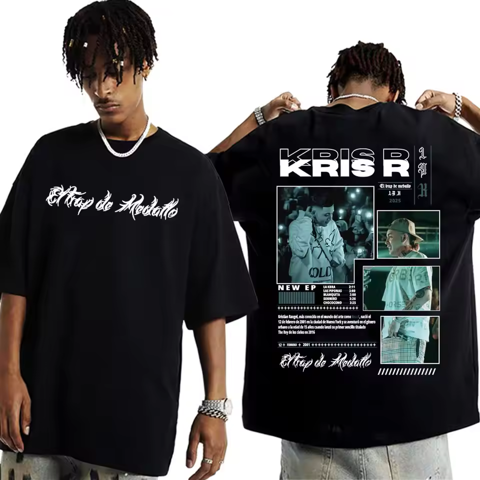 Rapper Kris R Album 2025 Tour Graphic Shirt