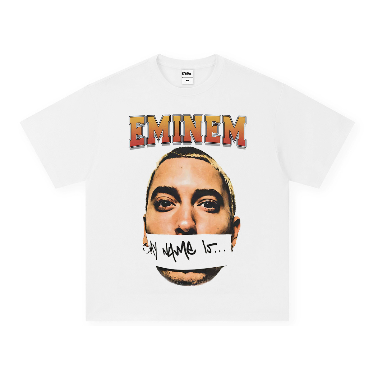 Retro Eminem Face Rapper Shirt