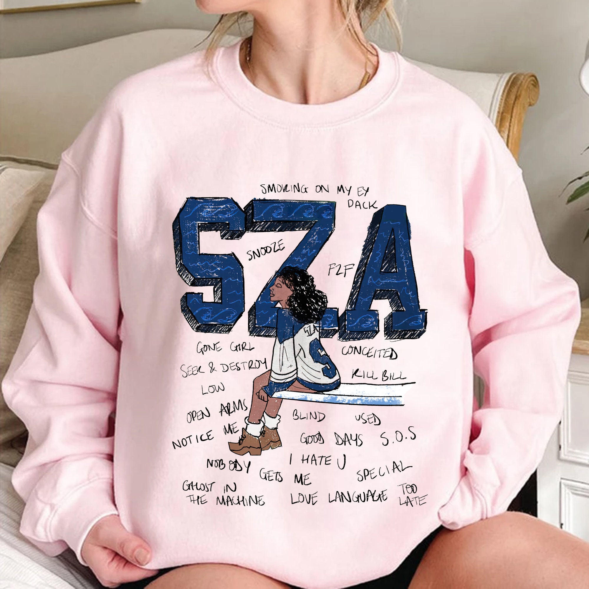 Retro Sza Sweatshirt, Sza Shirt Good Days Sweatshirt