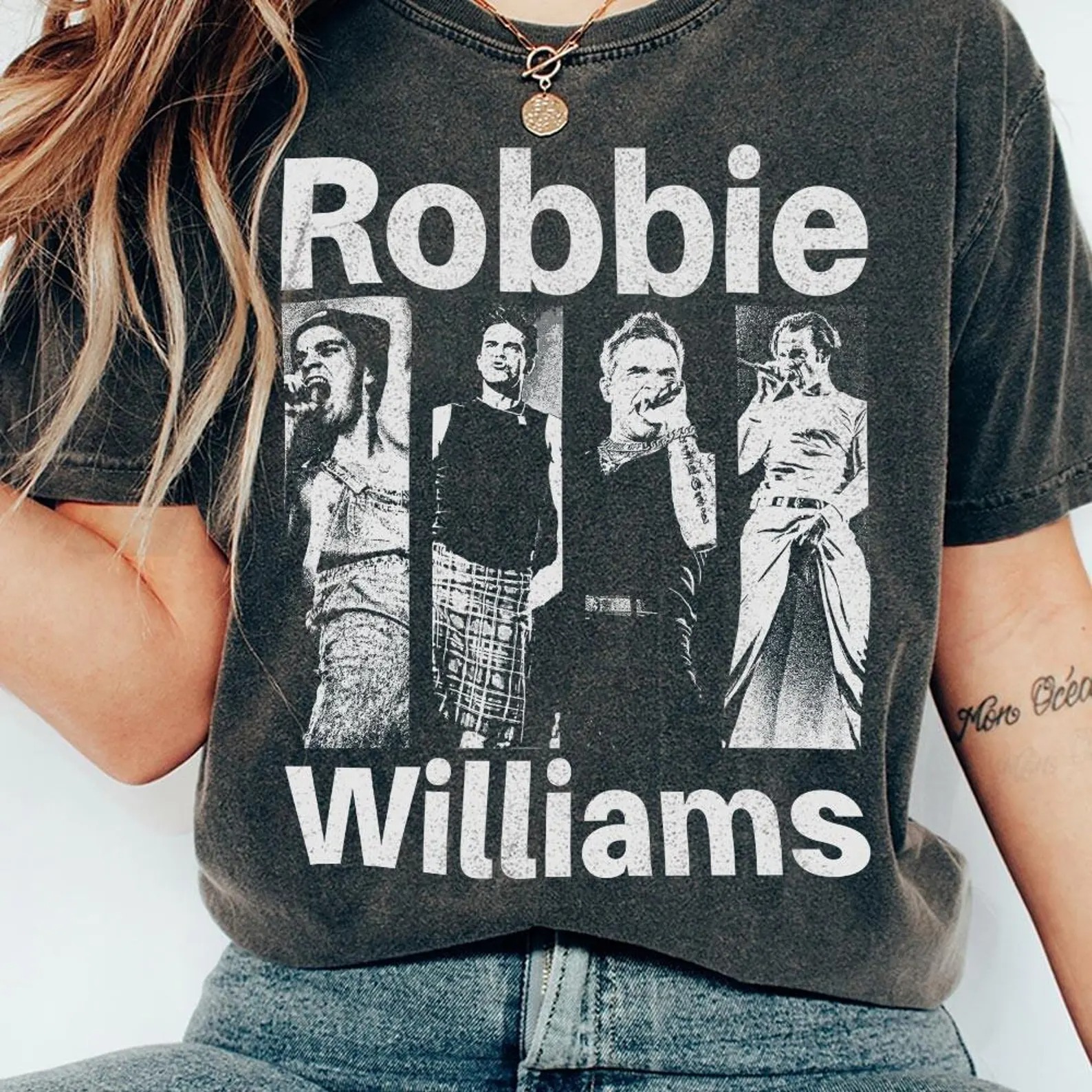 Robbie Williams Tour 2025 Vintage Shirt