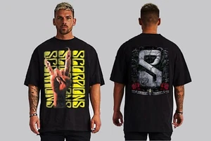 Scorpions Hard Rock Black Shirt Front And Back Print