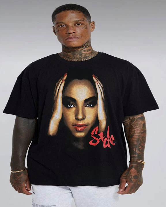 Sade Face Smooth Operator Smooth Jazz Black Shirt