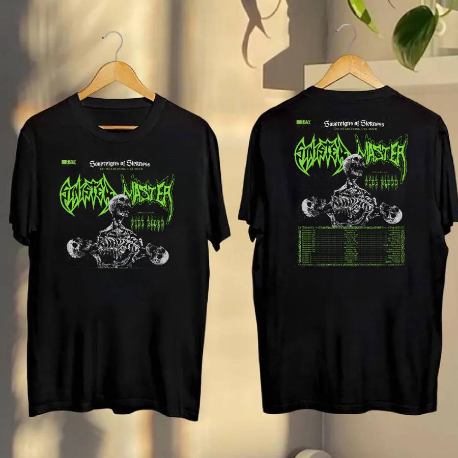 Sinister And Master Sovereigns Of Sickness Tour 2025 Shirt