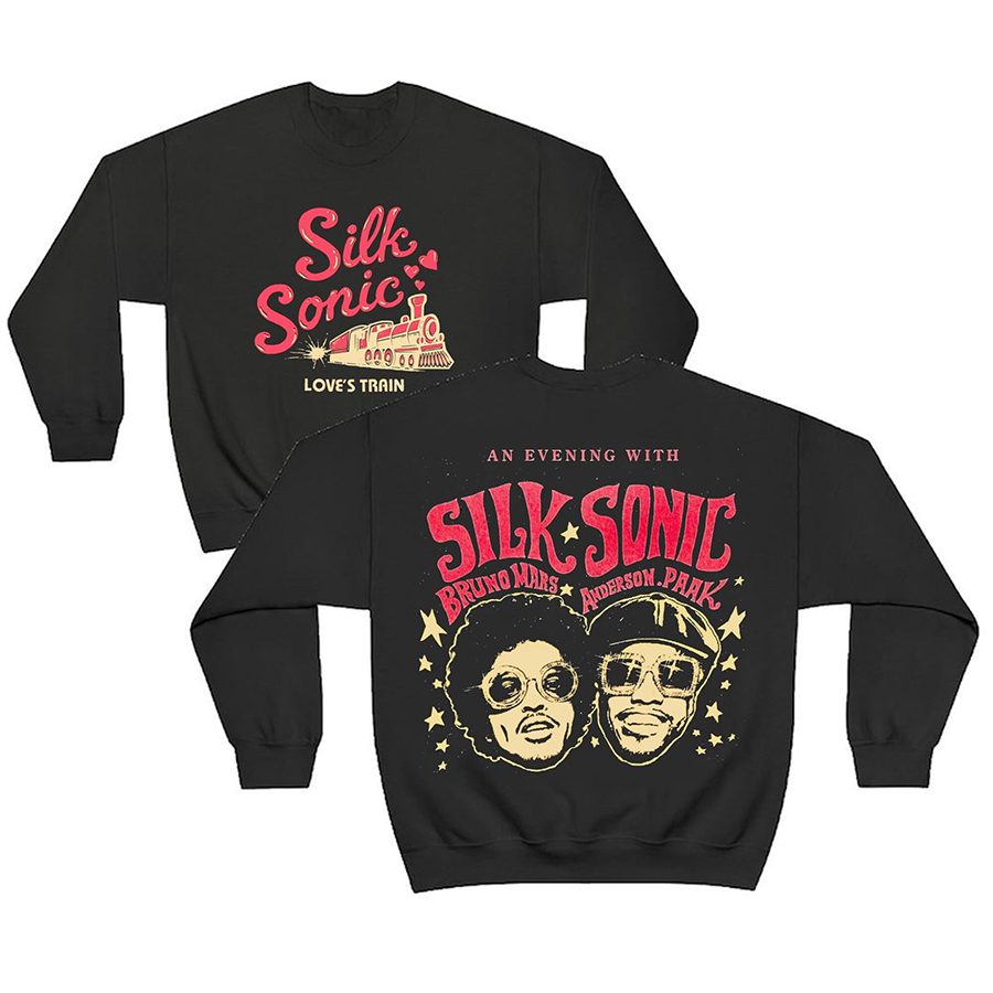 Silk Sonic Love?? Train 2 Side Sweatshirt