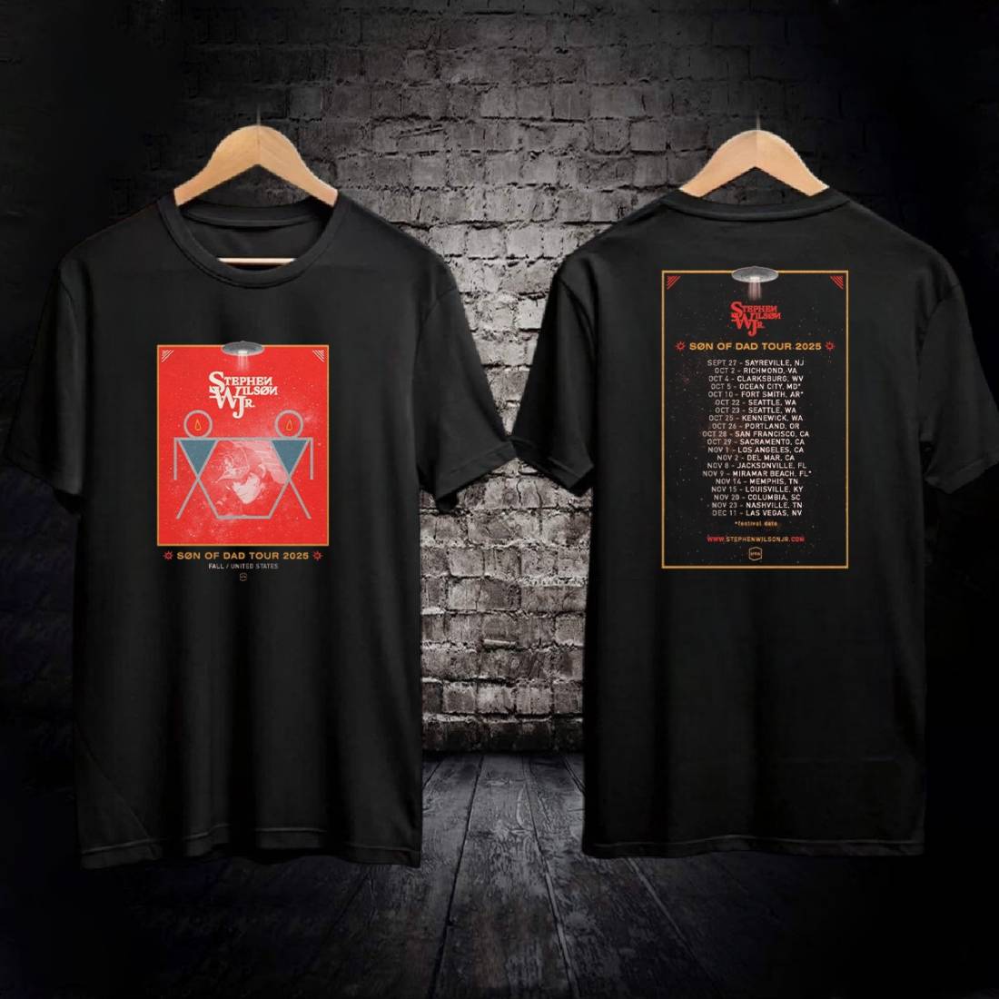 Stephen Wilson J Son Of Dad Tour 2025 Shirt