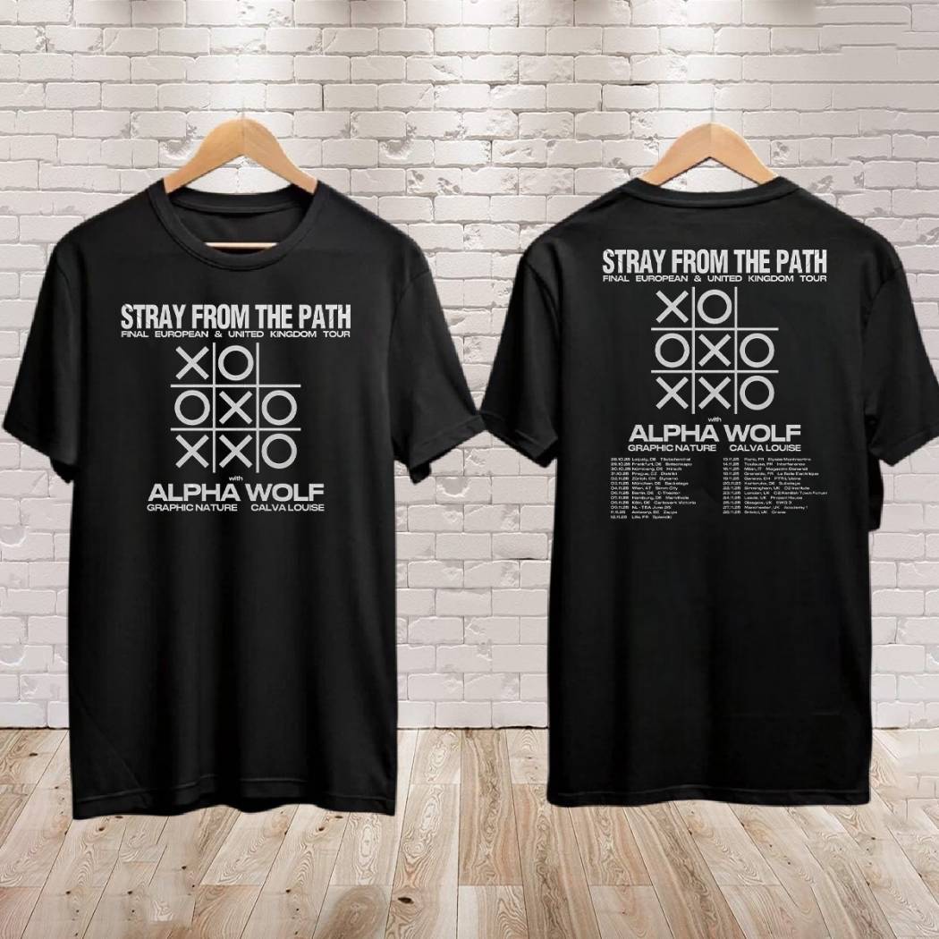 Stray From The Path Final Uk/Eu Tour 2025 Shirt