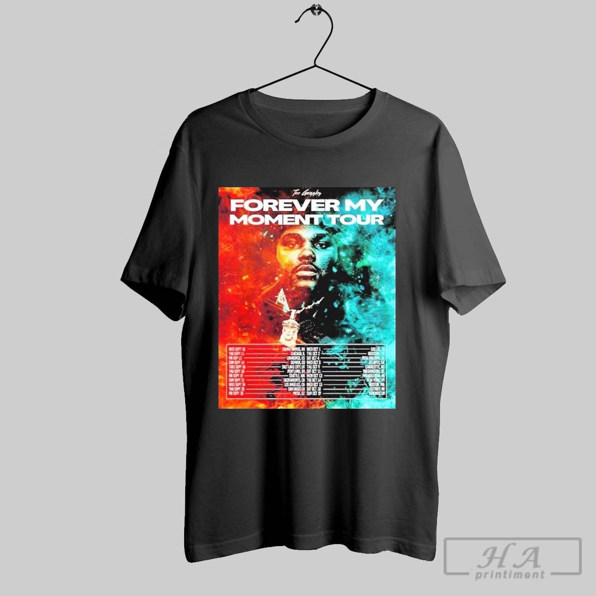 Tee Grizzley Forever My Moment Tour North American 2025 Shirt
