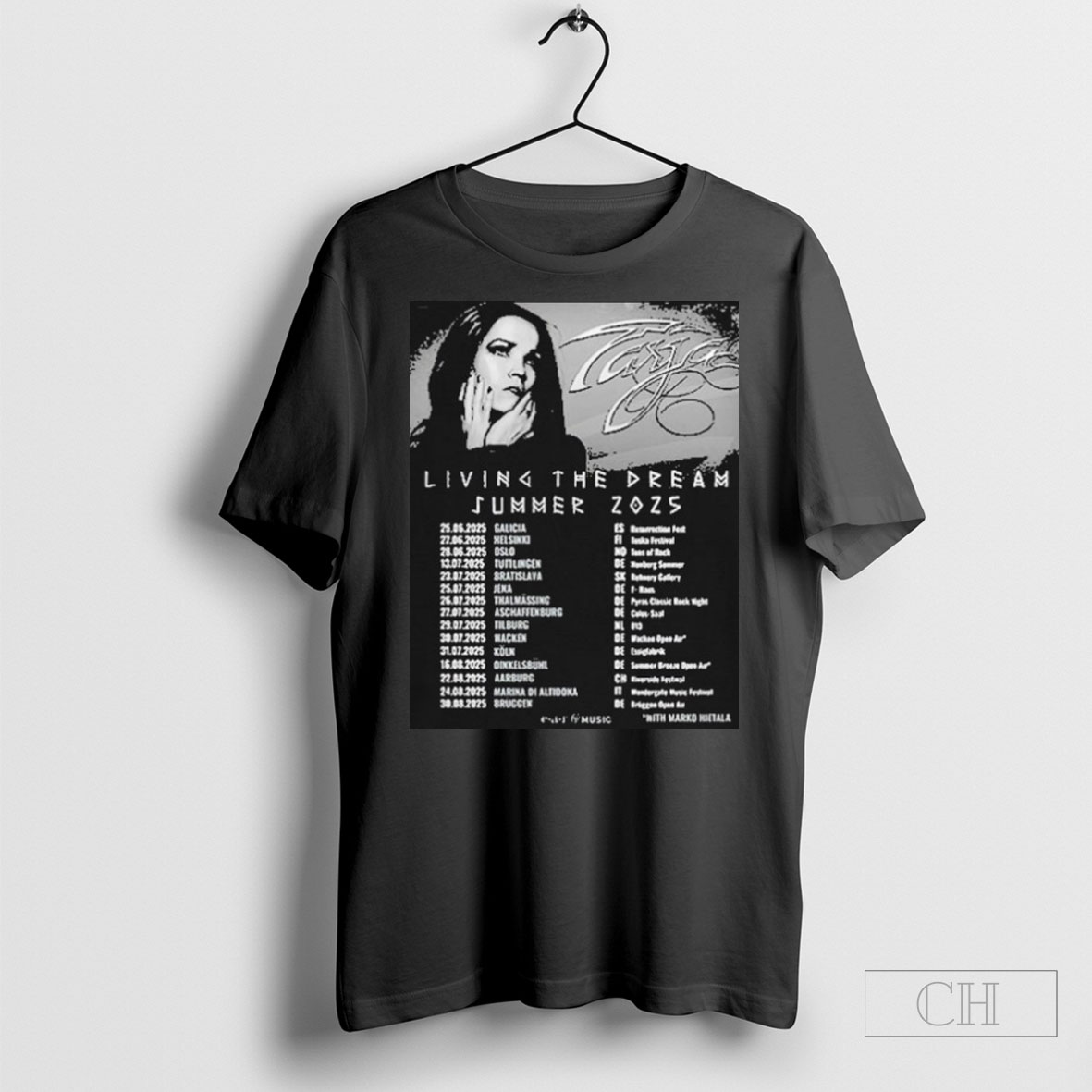 Tarja Turunen Living The Dream Tour Summer 2025 Shirt
