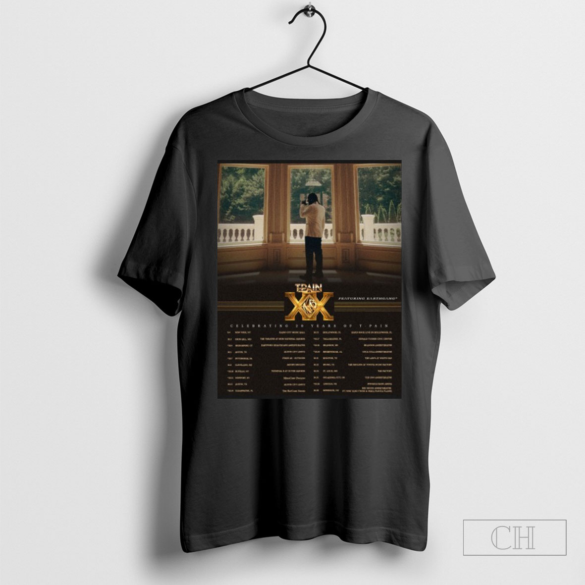 T Pain Xx Celebrating 20 Years Of T Pain Music Show 2025 Tour Shirt