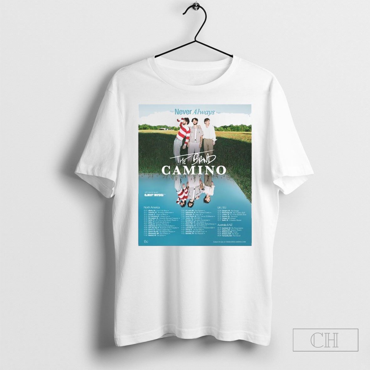 The Band Camino The Never Always Tour 2025 Shirt