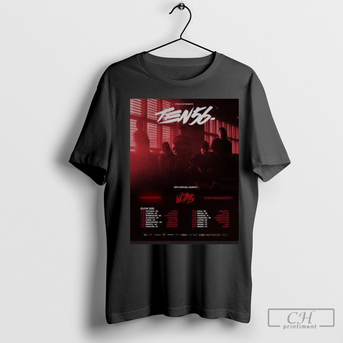 Ten56 Eu And Uk Tour 2025 List With Special Vctms And The Dali Thundering ConcepShirt