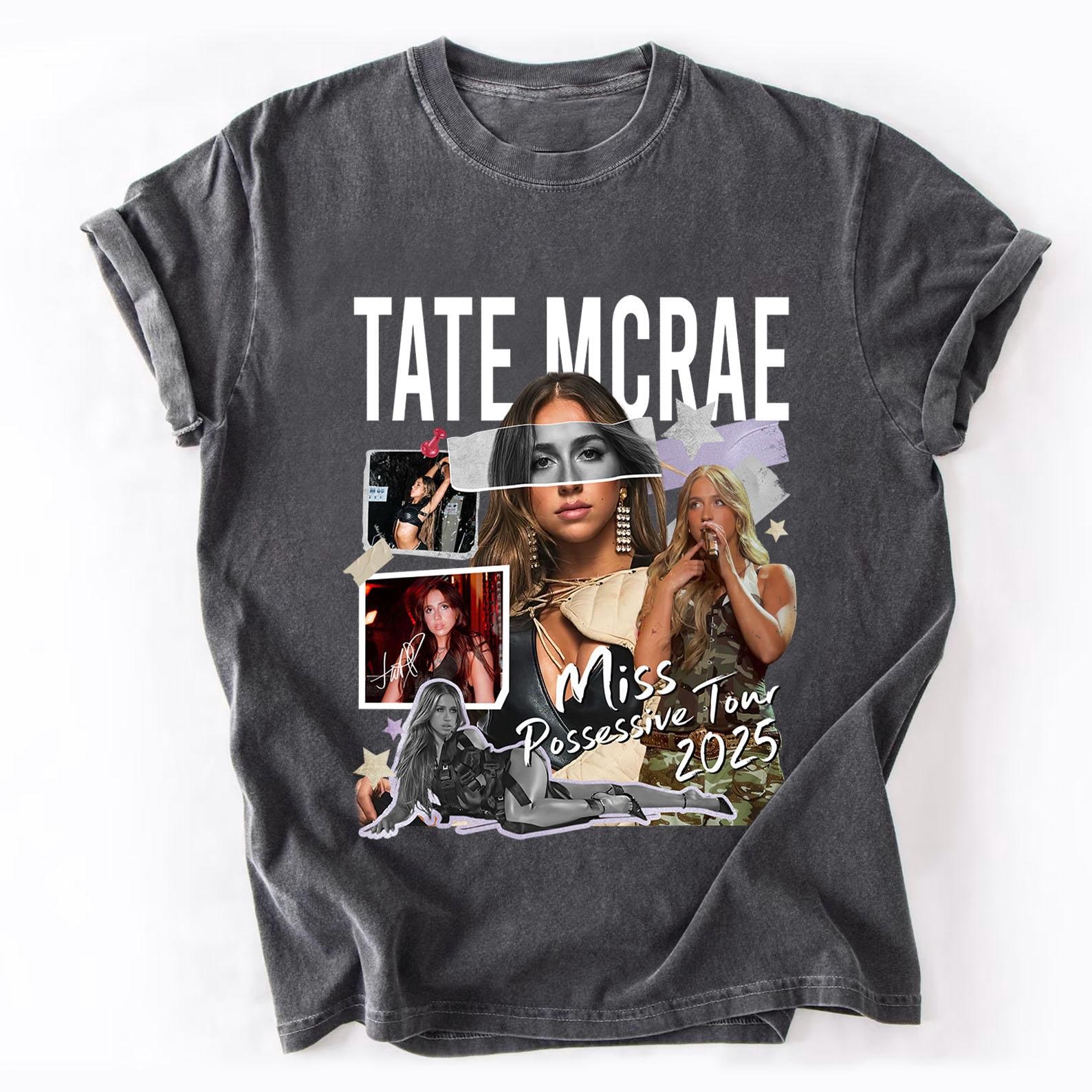 Tate Mcrae 2025 Concert, Tour Png Miss Possessive Tour 2025 Png, Tate Mcrae Fan GifShirt