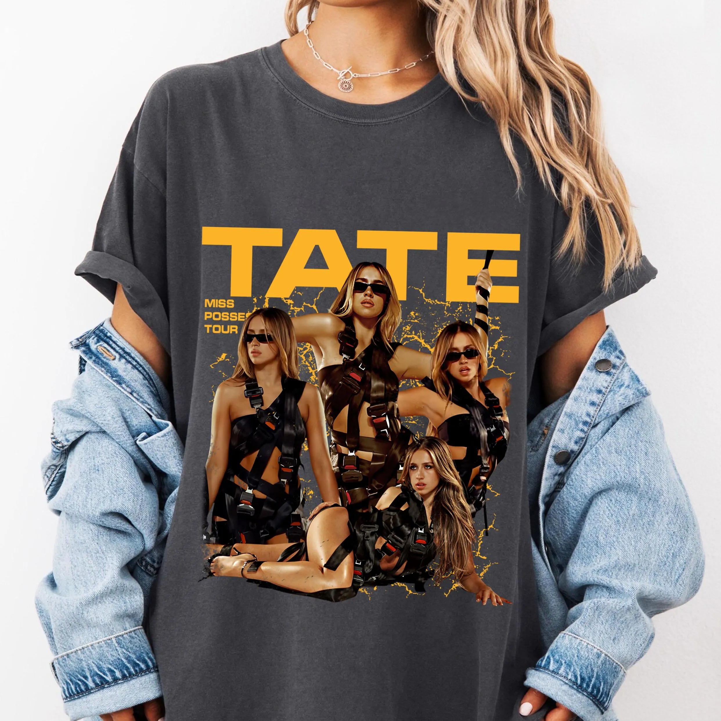 Tate Mcrae 2025 Concert, Tour Png Miss Possessive Tour 2025 Shirt