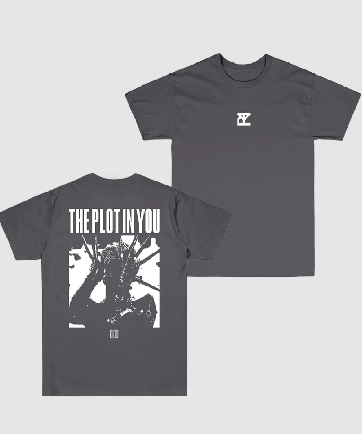The Plot In You Merch Emblem Charcoal Shirt