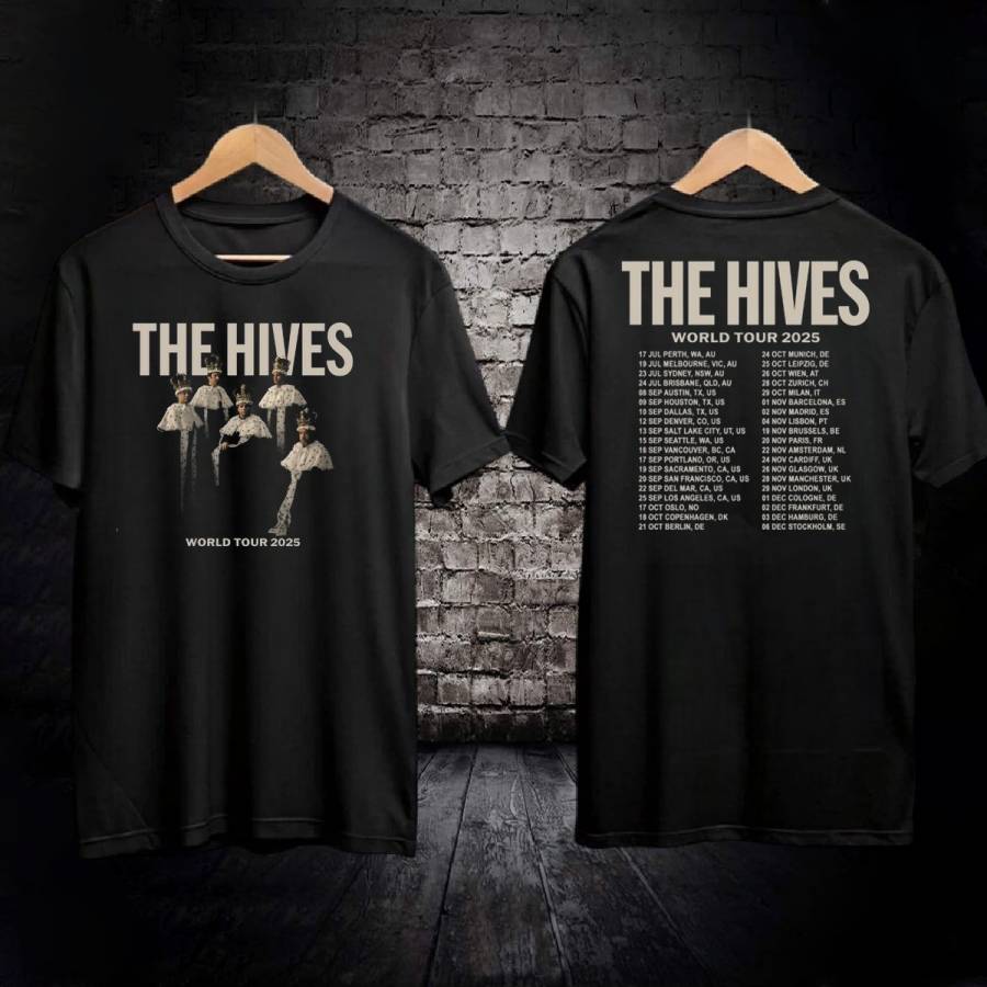 The Hives World Tour 2025 Shirt