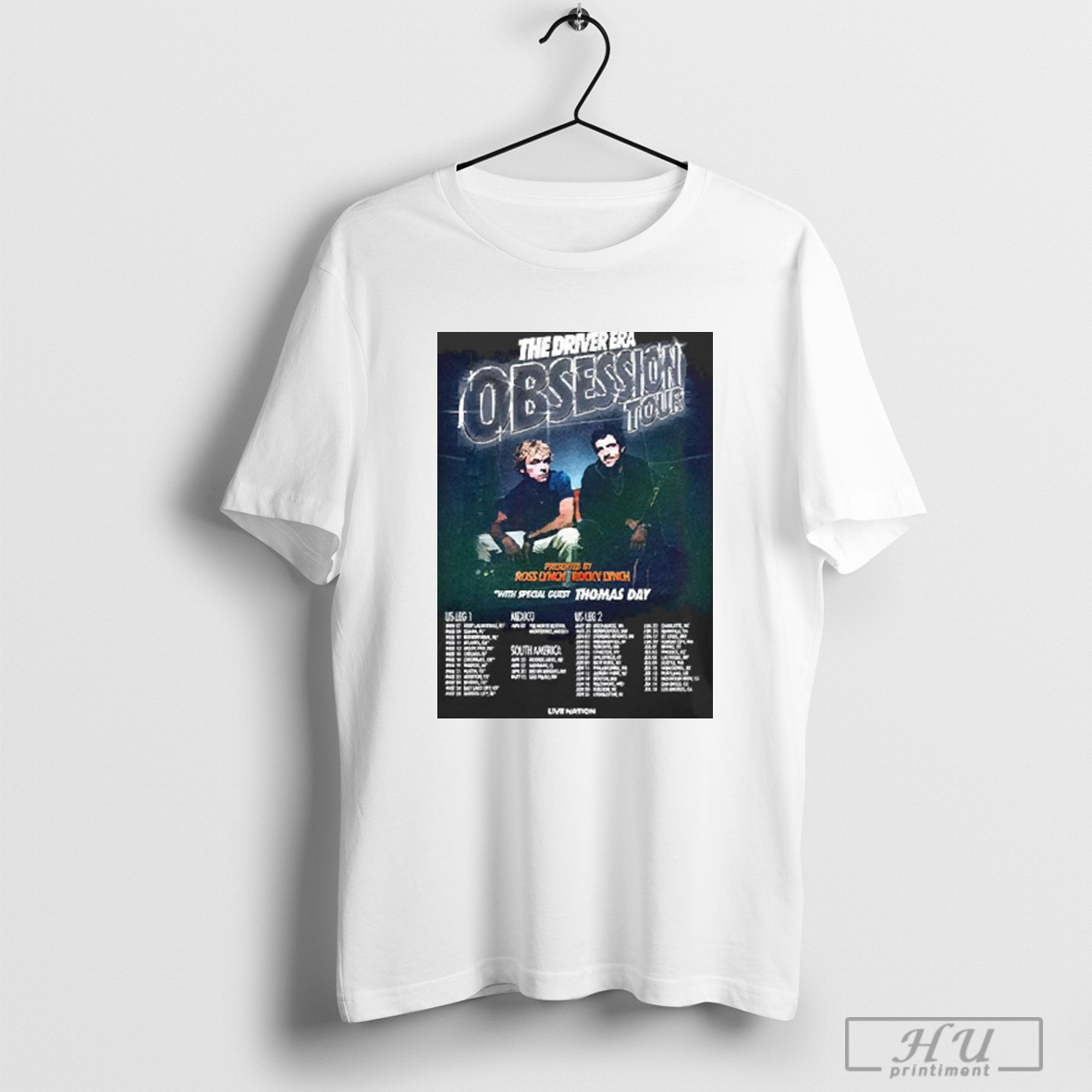 The Driver Era Obsession Tour 2025 Tour Two Sides Unisex Shirt