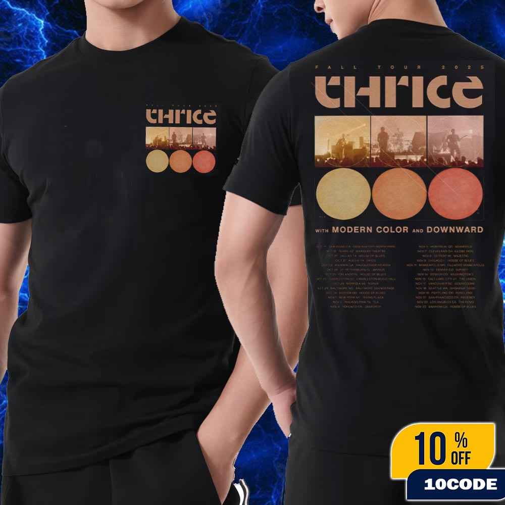 Thrice Fall Tour 2025 Shirt