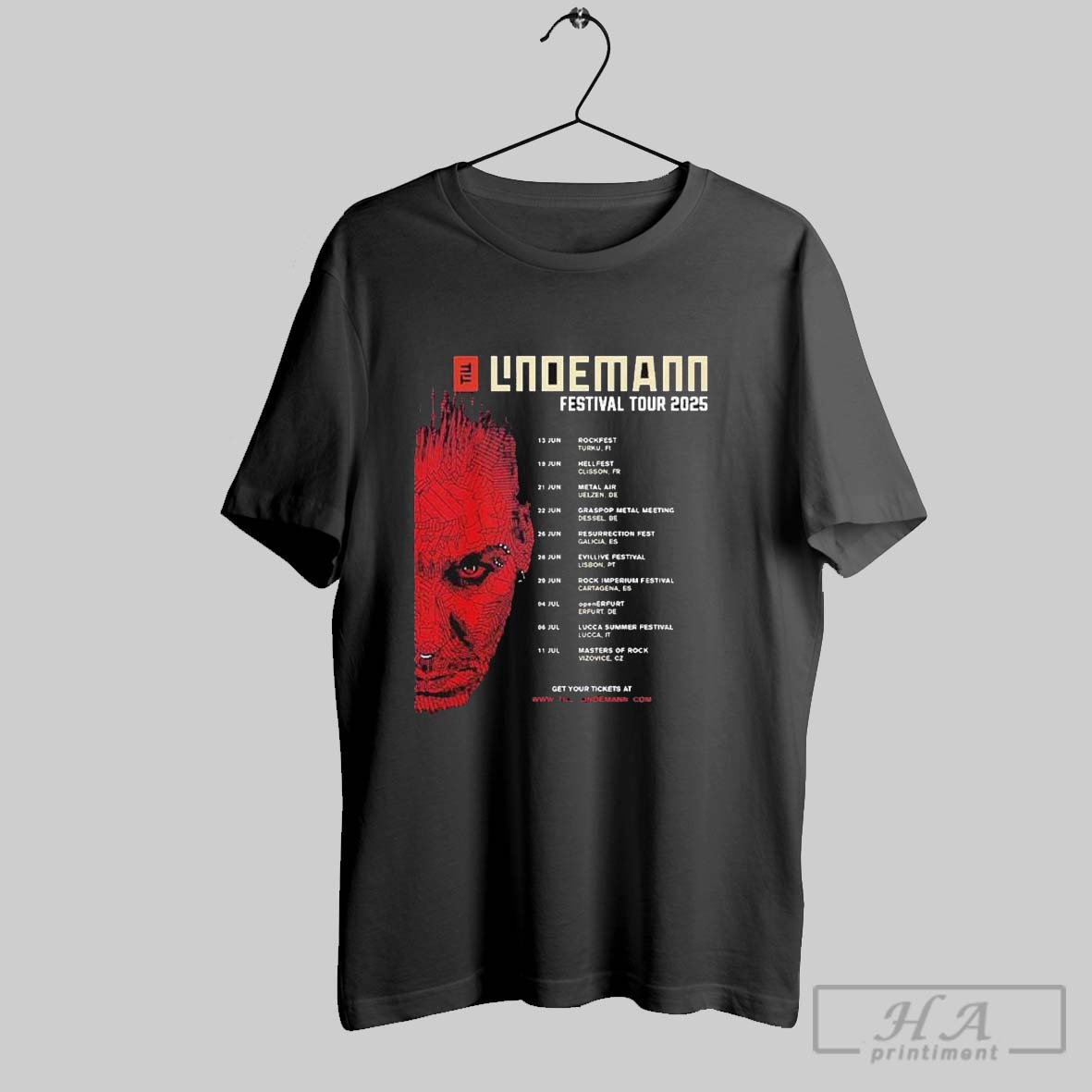 Till Lindemann Festival Tour 2025 Shirt