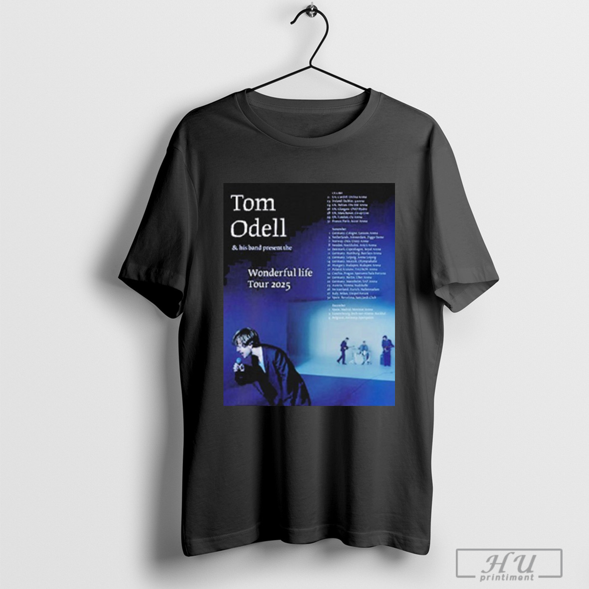 Tom Odell Wonderful Life Tour 2025 Shirt