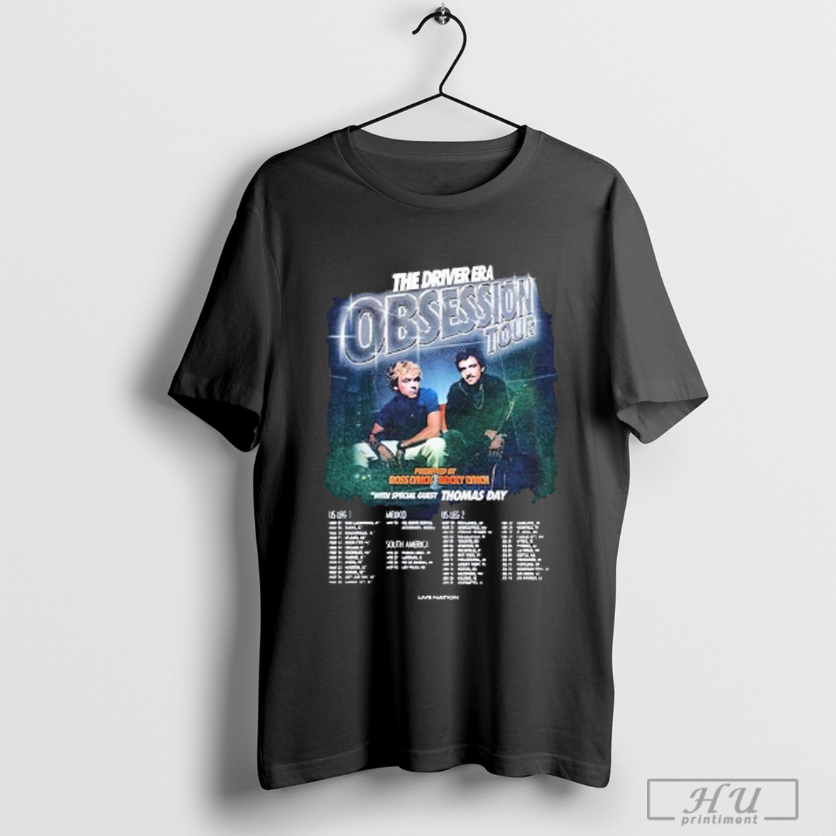 Trendy The Driver Era Obsession Tour 2025 Thomas Day Ross Lynch And Rocky Lynch Shirt
