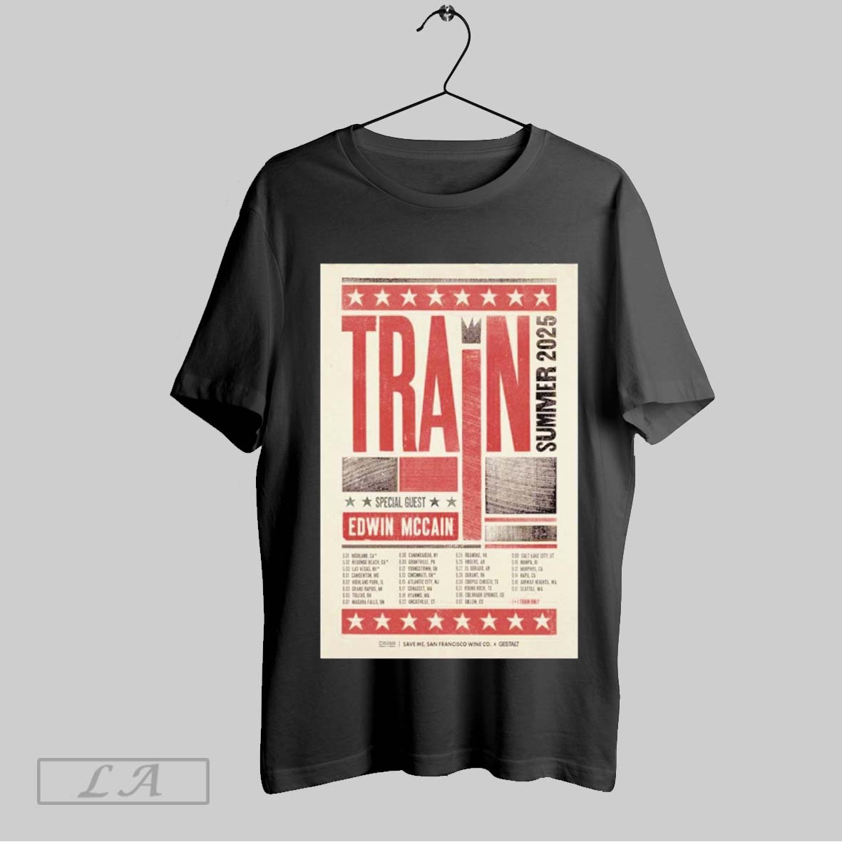 Train Band Summer 2025 Tour Shirt