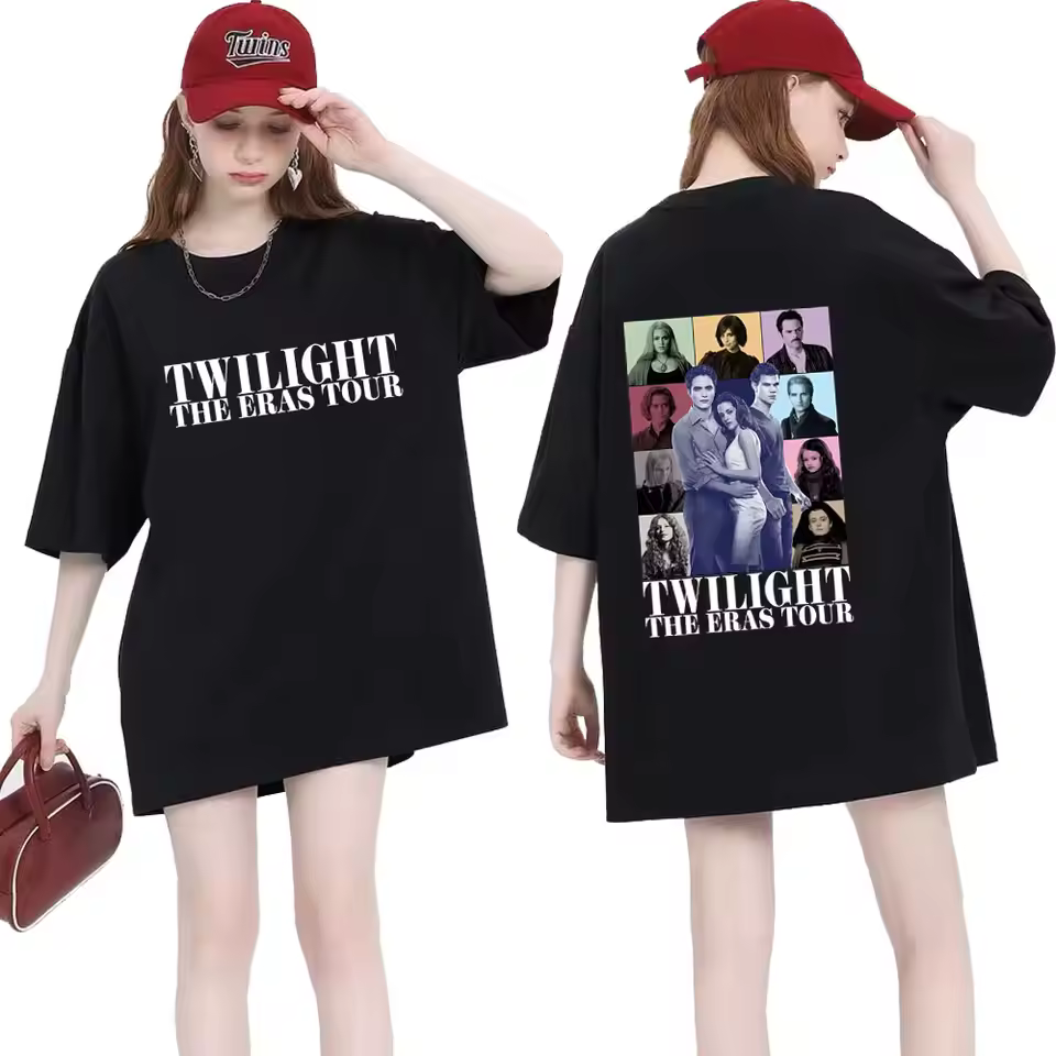Twilight The Eras Saga Shirt Bella Jakob Edward New Graphic Shirt