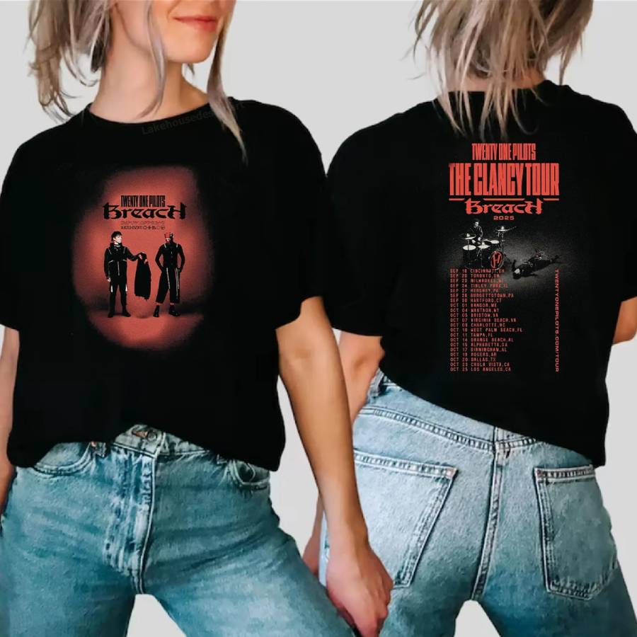 Twenty One Pilots Breach Tour 2025 Shirt