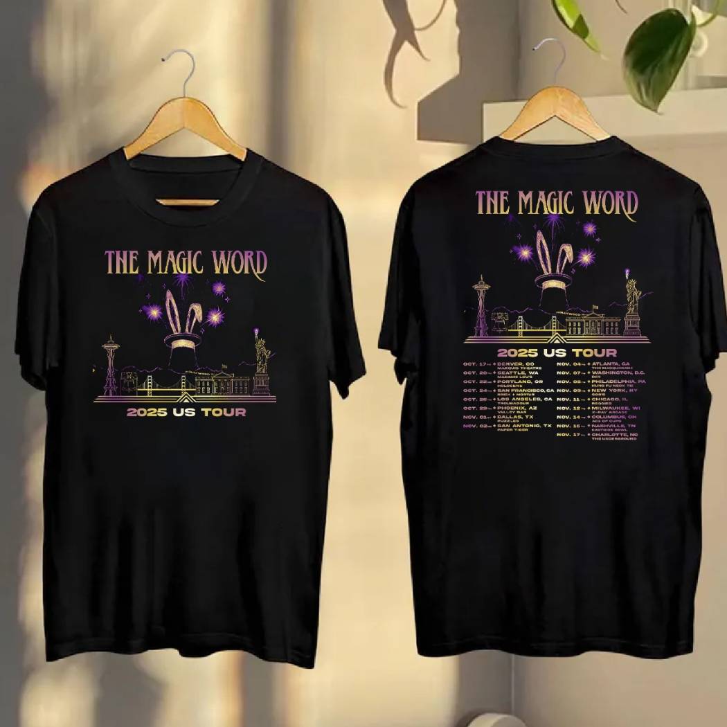 Voila The Magic Word Tour 2025 Shirt
