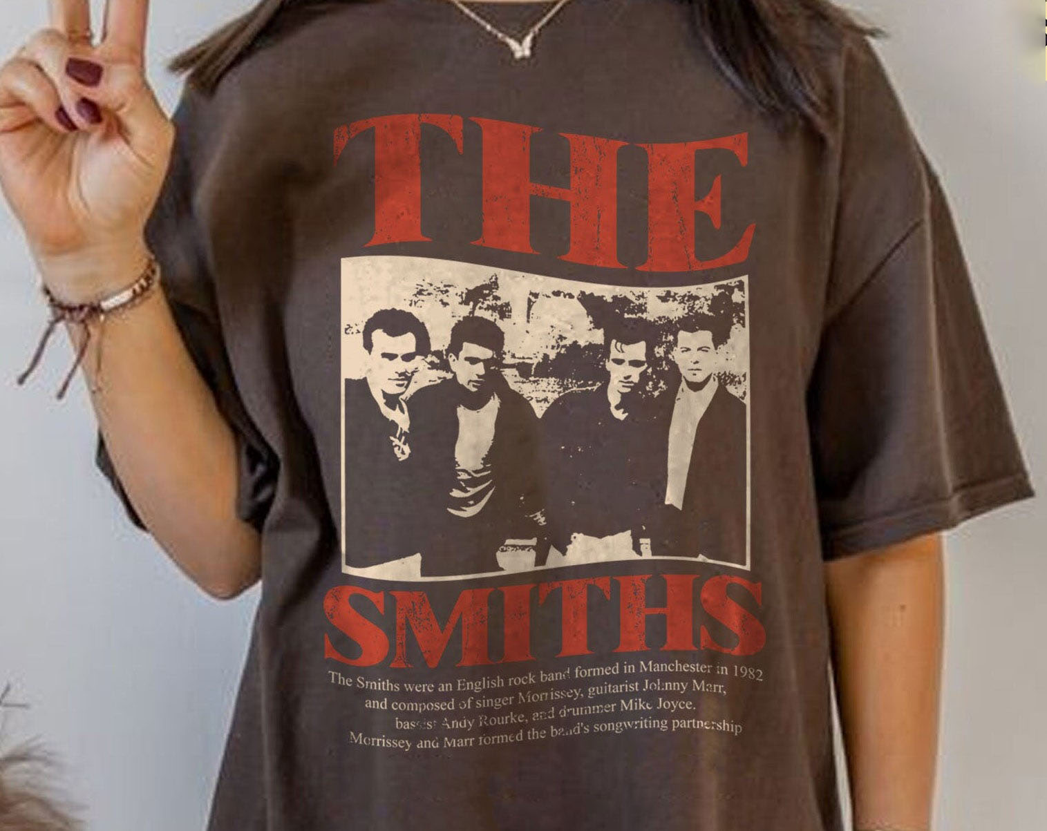 Vintage The Smiths Rock Band Retro Vintage The Smiths 80S Shirt