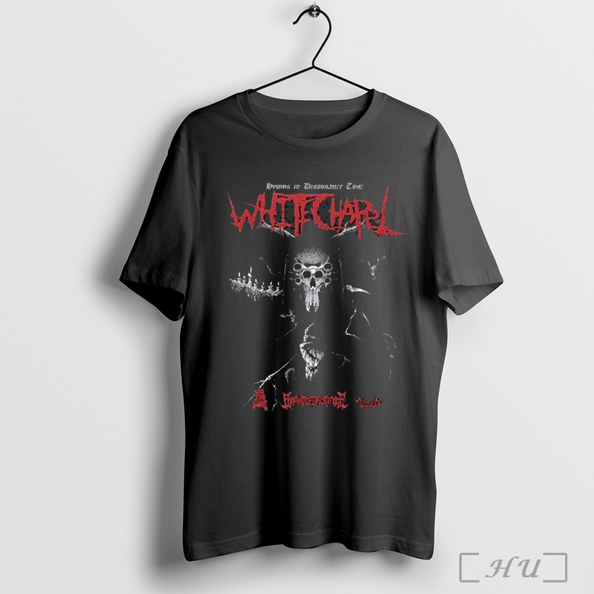 Whitechapel Merch Hymns In Dissonance Tour 2025 Shirt