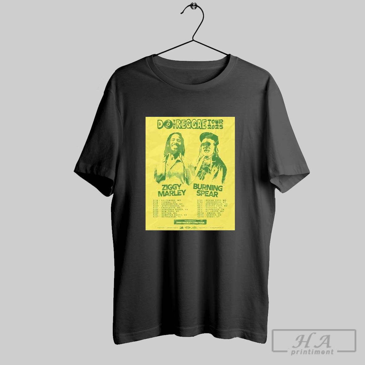 Ziggy Marley And Burning Spear Do The Reggae Tour 2025 Shirt