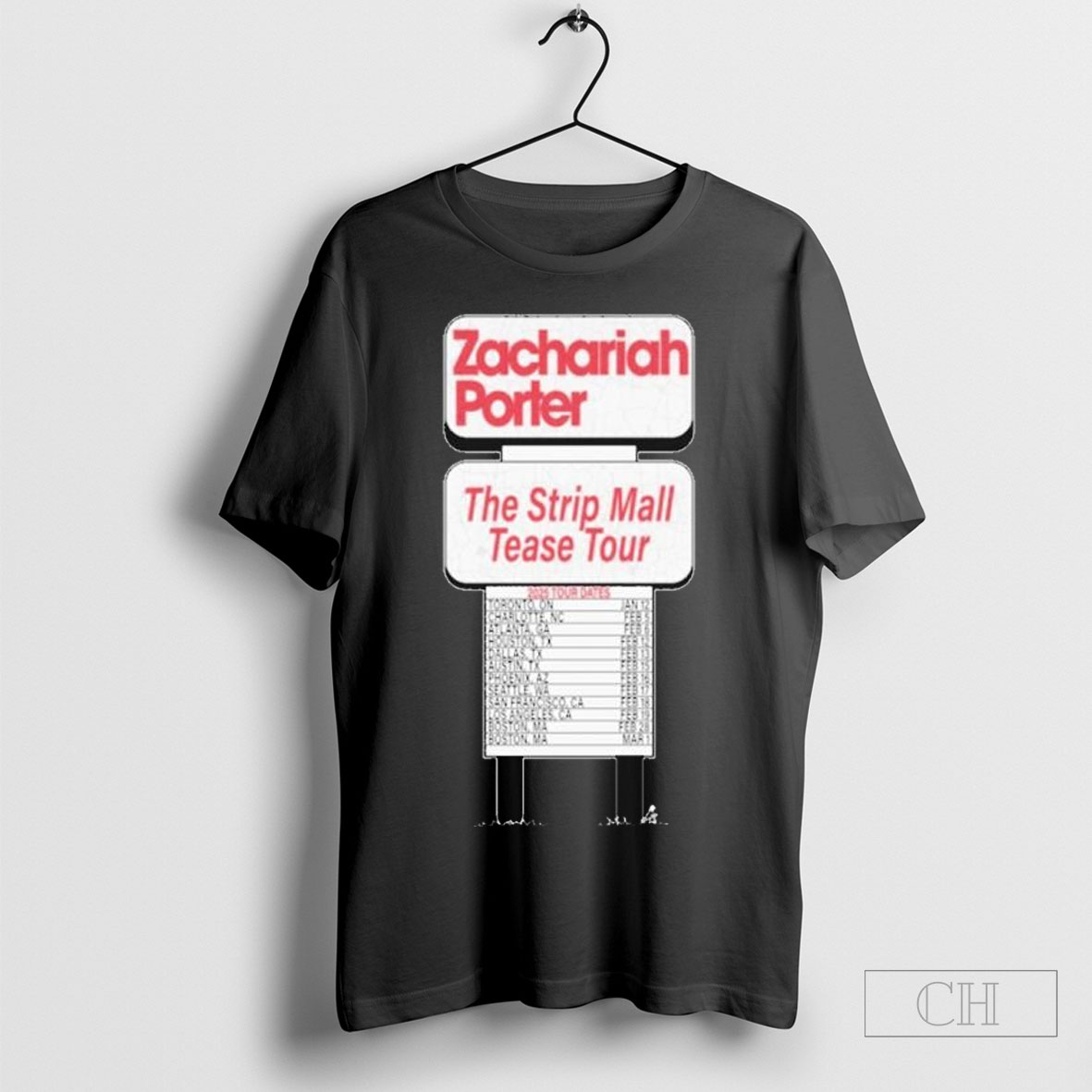 Zachariah Porter The Strip Mall Tease Tour 2025 Shirt