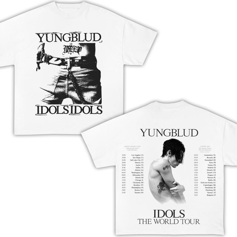 Yungblud Tour Tee Yungblud Tour Yungblud Shirt Yungblud 2025 New Album Idols Tour