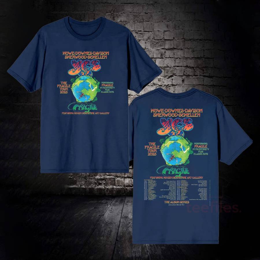 Yes The Fragile Tour 2025 Shirt