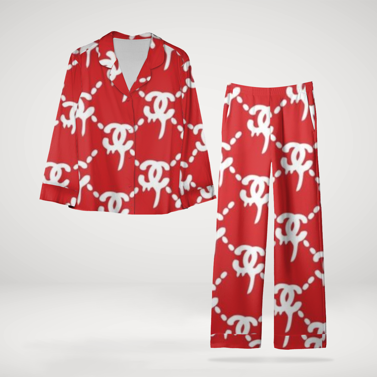 Dior Satin Short Pajama Set  Luxury & Comfortable Pajama Set for Women
