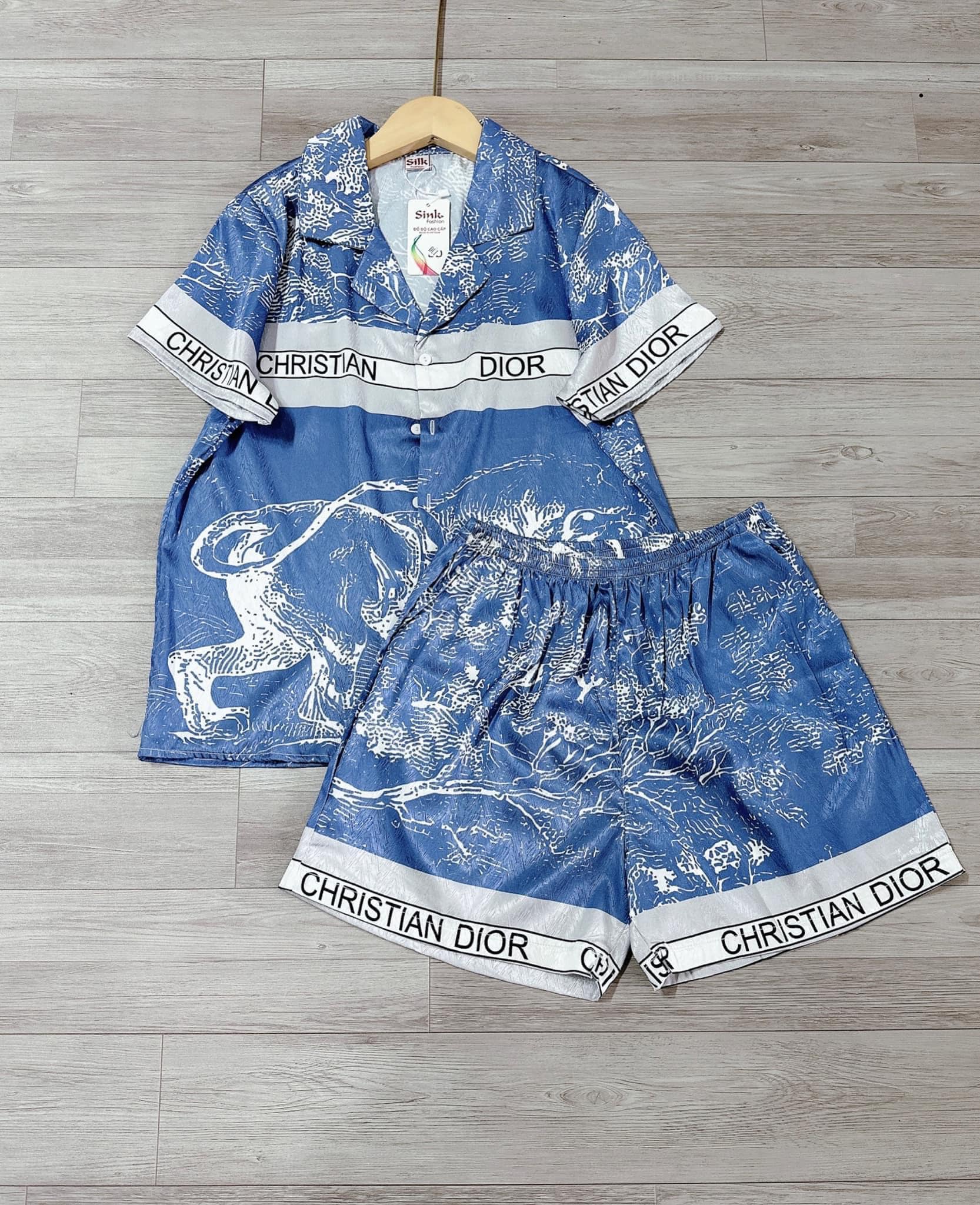 Dior Womens Satin Short Pajama Set  Elegant & Easy To Match