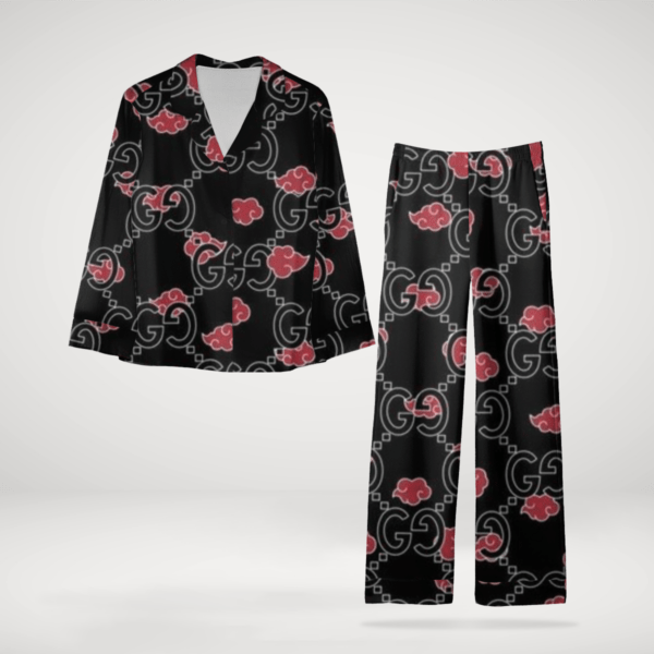 Gucci Satin Long Sleeve Pajama Set  Great Gift For Her & Loved Ones