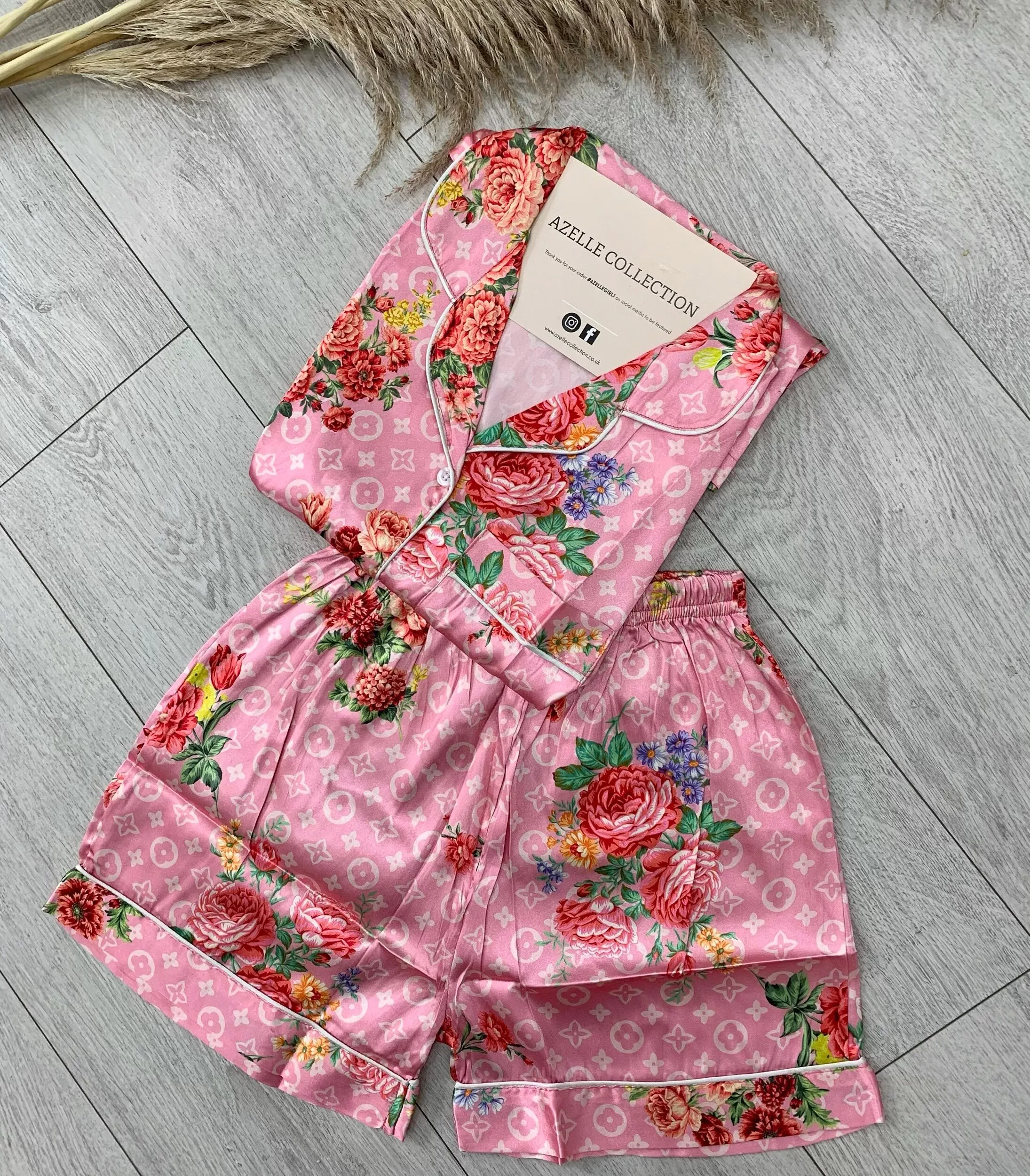 Louis Vuitton Beautiful Satin Pajama Set  Luxurious & Easy To Maintain