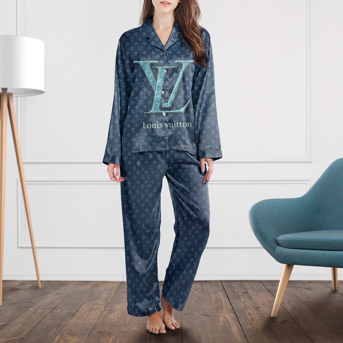 Louis Vuitton Monogram Pajama Set  Sophisticated & Feminine Nightwear