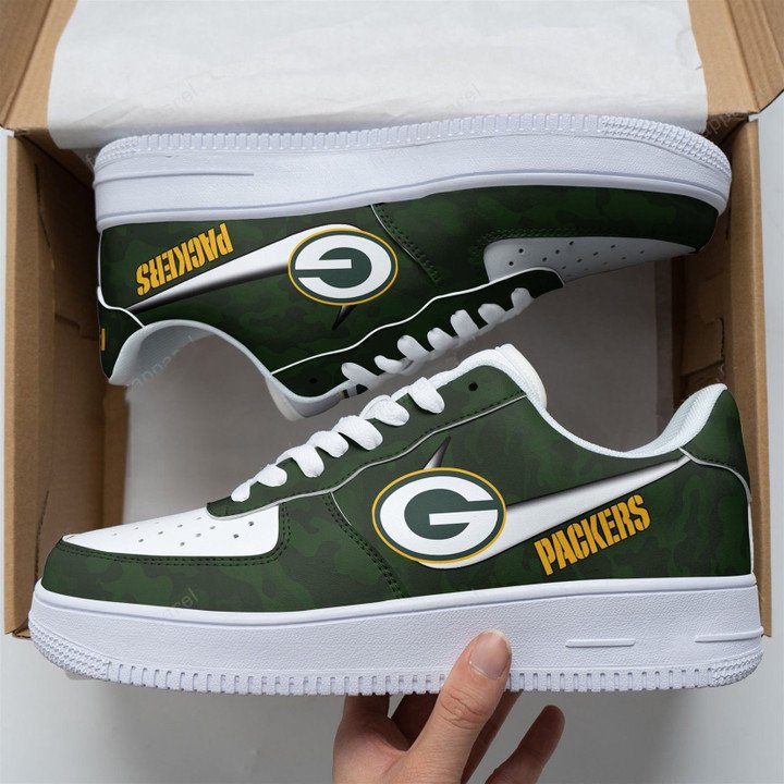 Green Bay Packers Nfl Air Force 1 Sneaker V2 For Men Women
