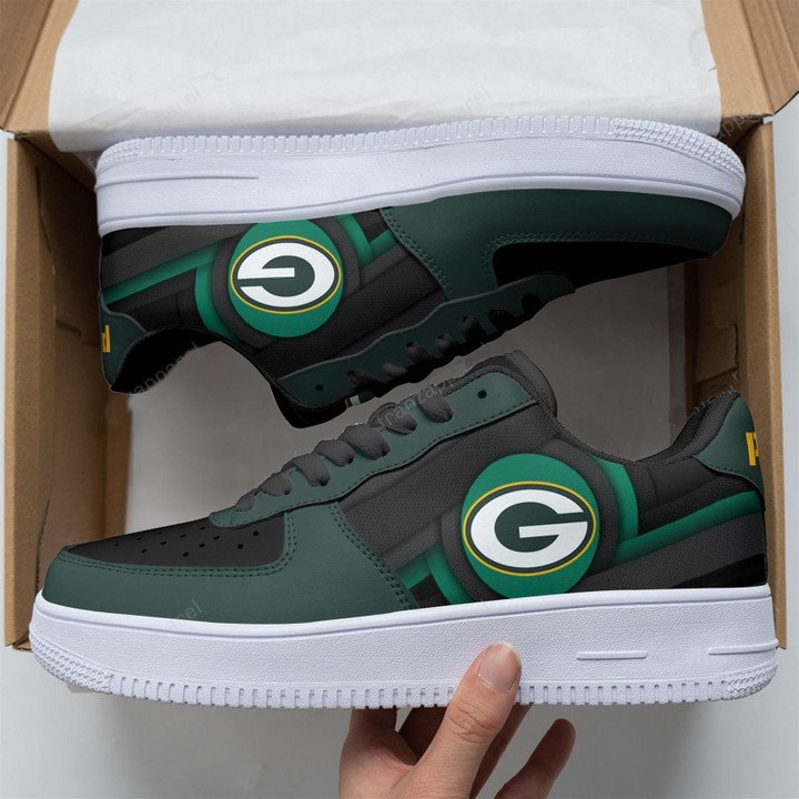 Green Bay Packers Nfl Air Force 1 Sneaker V1 For Men Women